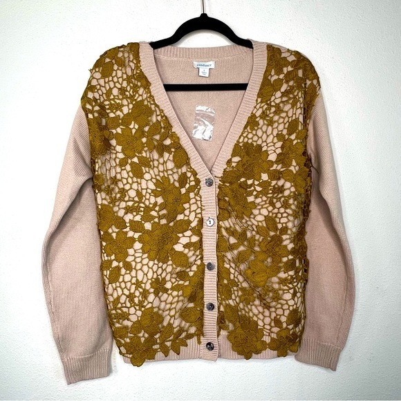 Sundance Vintage Garden Cardigan, Cream/ Green, size S NWT - Picture 1 of 5